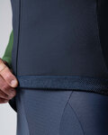 GOBIK Cycling winter long sleeve jersey - HYDER BLEND - green/blue