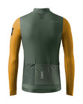GOBIK Cycling winter long sleeve jersey - SUPERHYDER - yellow/green
