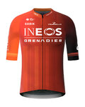 GOBIK Cycling short sleeve jersey - REACTIVE INEOS GRENADIERS 2024 - red/orange