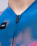 GOBIK Cycling short sleeve jersey - CX PRO 4.0 - blue/pink
