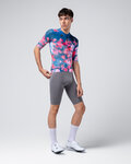 GOBIK Cycling short sleeve jersey - CX PRO 4.0 - blue/pink