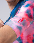 GOBIK Cycling short sleeve jersey - CX PRO 4.0 - blue/pink