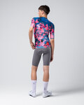 GOBIK Cycling short sleeve jersey - CX PRO 4.0 - blue/pink