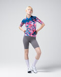 GOBIK Cycling short sleeve jersey - CX PRO 4.0 - blue/pink