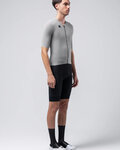 GOBIK Cycling short sleeve jersey - CX SOLID - grey