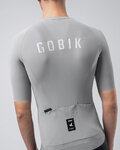 GOBIK Cycling short sleeve jersey - CX SOLID - grey