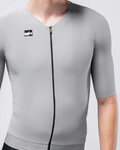 GOBIK Cycling short sleeve jersey - CX SOLID - grey