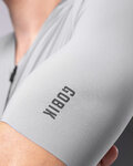 GOBIK Cycling short sleeve jersey - CX SOLID - grey