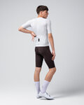GOBIK Cycling short sleeve jersey - CX SOLID - white