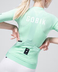 GOBIK Cycling short sleeve jersey - CX SOLID - green