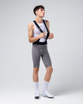GOBIK Cycling bib shorts - ABSOLUTE 7.0 - grey