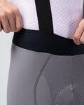 GOBIK Cycling bib shorts - ABSOLUTE 7.0 - grey