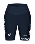 GOBIK Cycling shorts without bib - LIMITED K9 MOVISTAR TEAM 2024 LADY - blue/white
