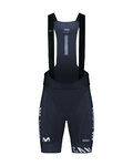 GOBIK Cycling bib shorts - REVOLUTION 2.0 K10 MOVISTAR TEAM 2024 - blue/white