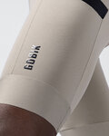 GOBIK Cycling bib shorts - GRIT 3.0 - beige