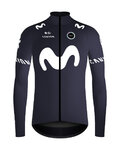 GOBIK Cycling thermal jacket - ENVY MOVISTAR TEAM 2024 - blue/white