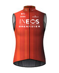 GOBIK Cycling gilet - PLUS 2.0 INEOS GRENADIERS 2024 - red/orange