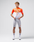 GOBIK Cycling gilet - PLUS 2.0 INEOS GRENADIERS 26 - white/orange