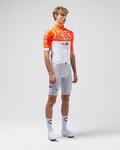 GOBIK Cycling gilet - PLUS 2.0 INEOS GRENADIERS 26 - white/orange