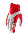 100% SPEEDLAB Cycling long-finger gloves - ITRACK - red/white