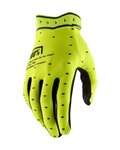 100% SPEEDLAB Cycling long-finger gloves - RIDEFIT - yellow
