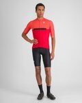 SPORTFUL Cycling short sleeve jersey - PISTA - red
