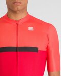 SPORTFUL Cycling short sleeve jersey - PISTA - red