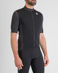 SPORTFUL Cycling short sleeve jersey - SRK - black