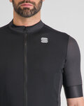 SPORTFUL Cycling short sleeve jersey - SRK - black