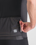 SPORTFUL Cycling short sleeve jersey - SRK - black