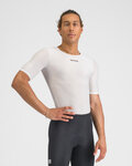 SPORTFUL Cycling short sleeve t-shirt - PRO BASELAYER - white