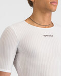 SPORTFUL Cycling short sleeve t-shirt - PRO BASELAYER - white