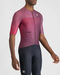 SPORTFUL Cycling short sleeve jersey - LIGHT - purple/bordeaux