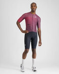 SPORTFUL Cycling short sleeve jersey - LIGHT - purple/bordeaux