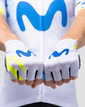 GOBIK Cycling fingerless gloves - VIPER MOVISTAR TEAM 26 - white