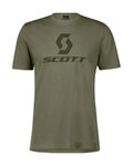 SCOTT Cycling short sleeve t-shirt - ICON - green