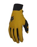 FOX Cycling long-finger gloves - DEFEND  - brown