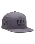FOX Cycling hat - NON STOP TECH SNAPBACK - grey