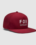 FOX Cycling hat - NON STOP TECH SNAPBACK - bordeaux