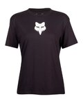 FOX Cycling short sleeve t-shirt - W FOX HEAD - black