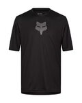 FOX Cycling short sleeve jersey - RANGER HEAD - black