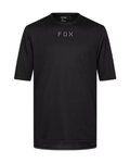 FOX Cycling short sleeve jersey - RANGER WORDMARK - black