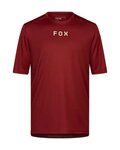 FOX Cycling short sleeve jersey - RANGER WORDMARK - red