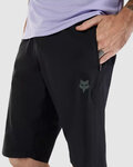 FOX Cycling shorts without bib - RANGER - black