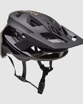 FOX Cycling helmet - SPEEDFRAME PRO BACKFADE - black