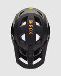 FOX Cycling helmet - SPEEDFRAME PRO BACKFADE - black