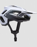 FOX Cycling helmet - SPEEDFRAME PRO DEFY - white/grey