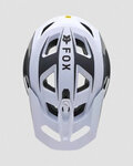 FOX Cycling helmet - SPEEDFRAME PRO DEFY - white/grey