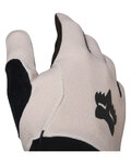 FOX Cycling long-finger gloves - RANGER - beige/black