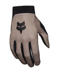 FOX Cycling long-finger gloves - RANGER - brown